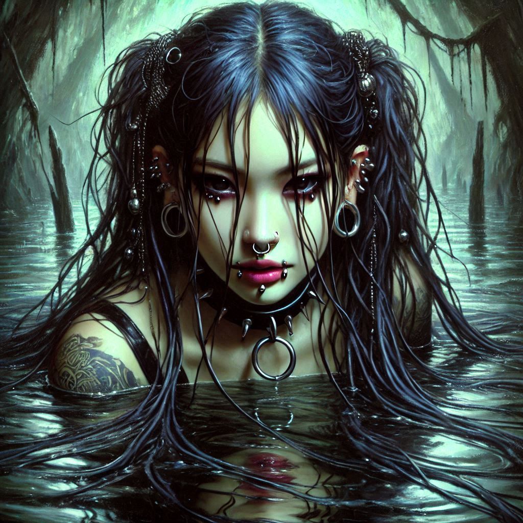 Punk Girl Swamp Witch
