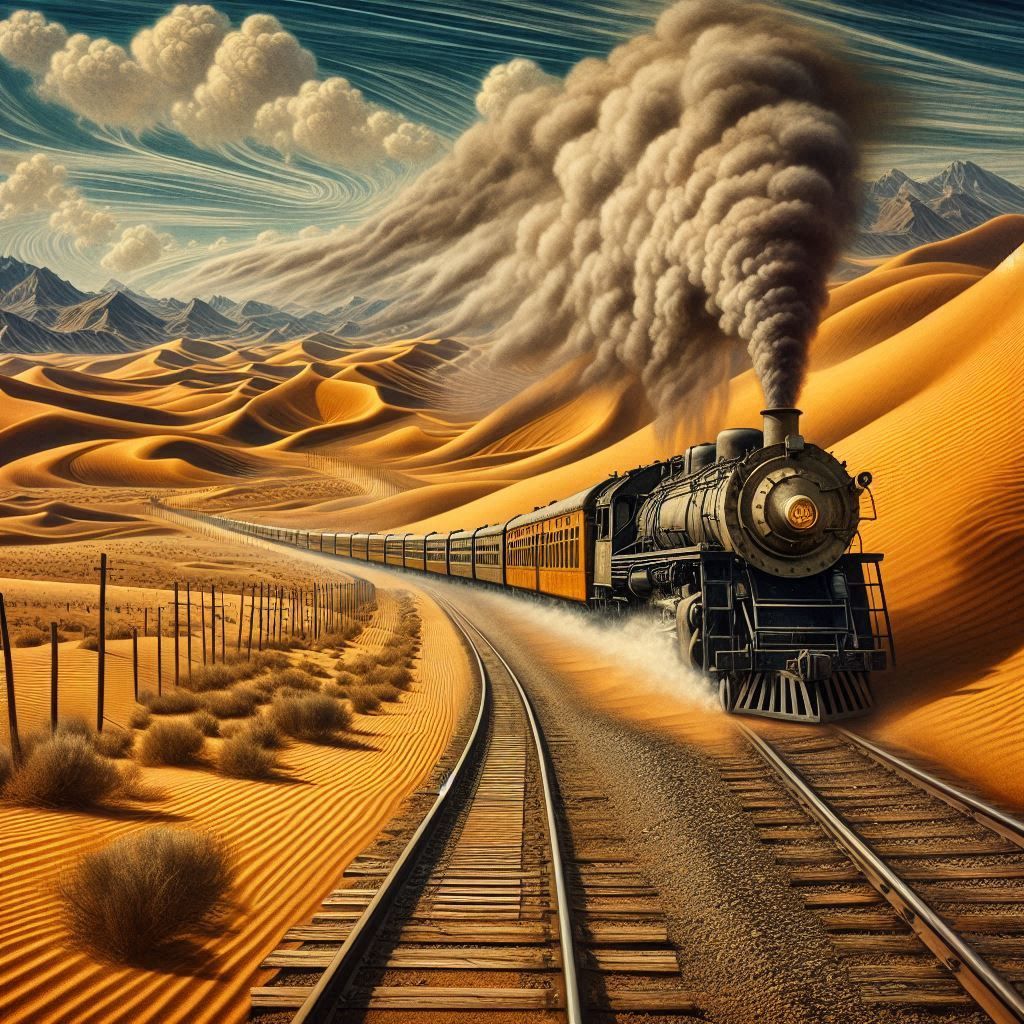 Steaming through the Desert