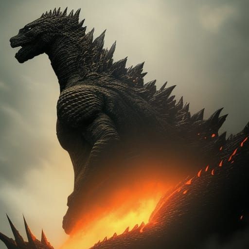 Godzilla - AI Generated Artwork - NightCafe Creator