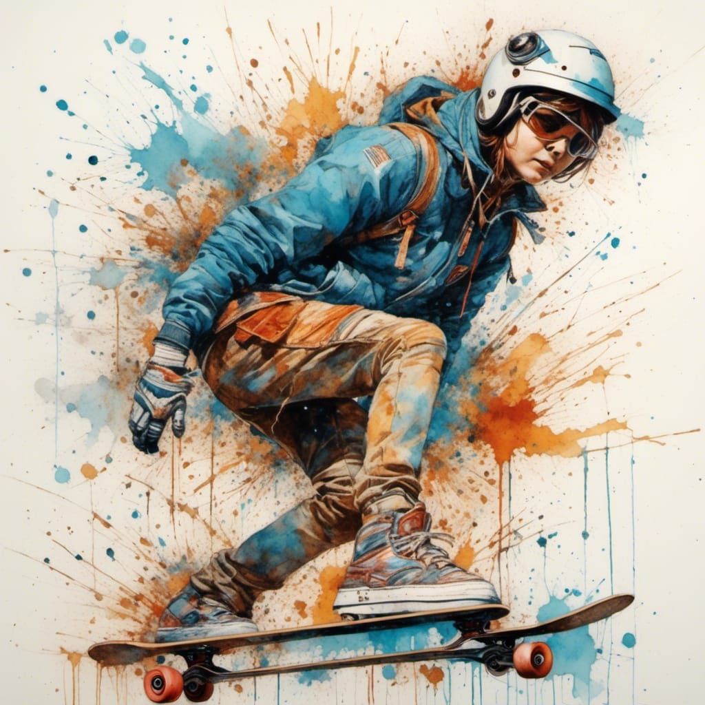 on the skater