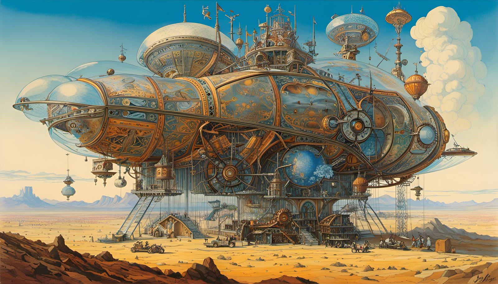 Cloud buster for rain in the desert   by @Graves