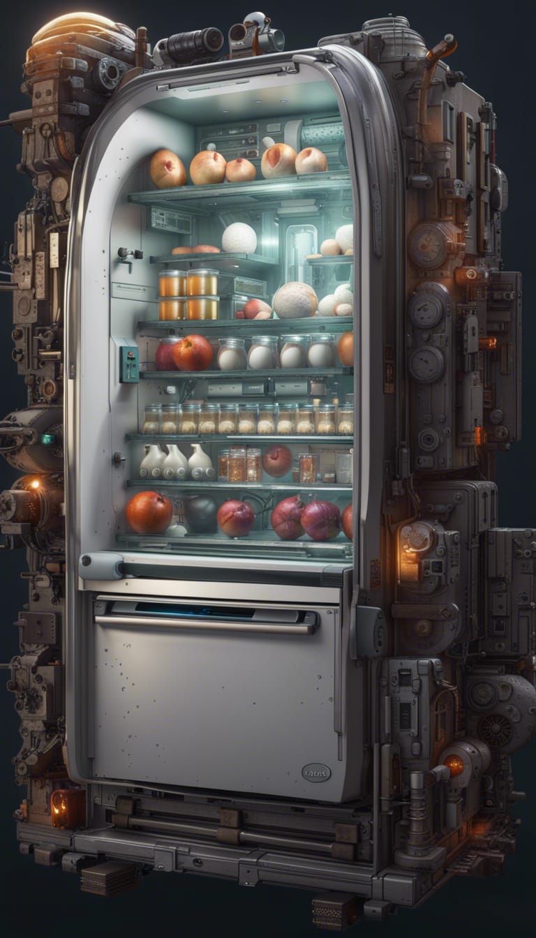 Make this fridge more modern, integrated circuits and some