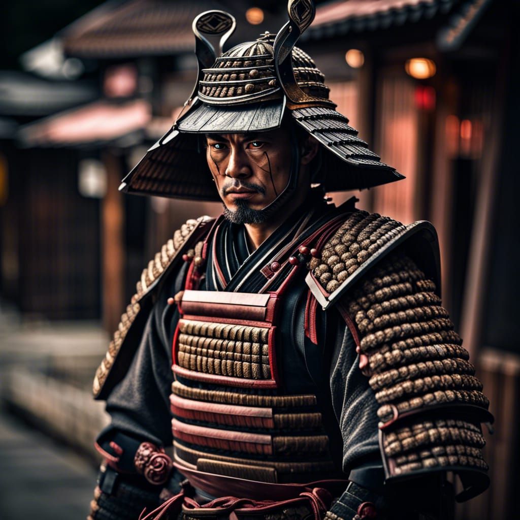 samurai warrior  by @ArtisticAlgorithm