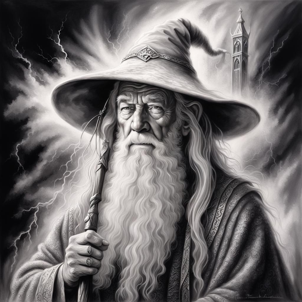 Portrait of Gandalf
