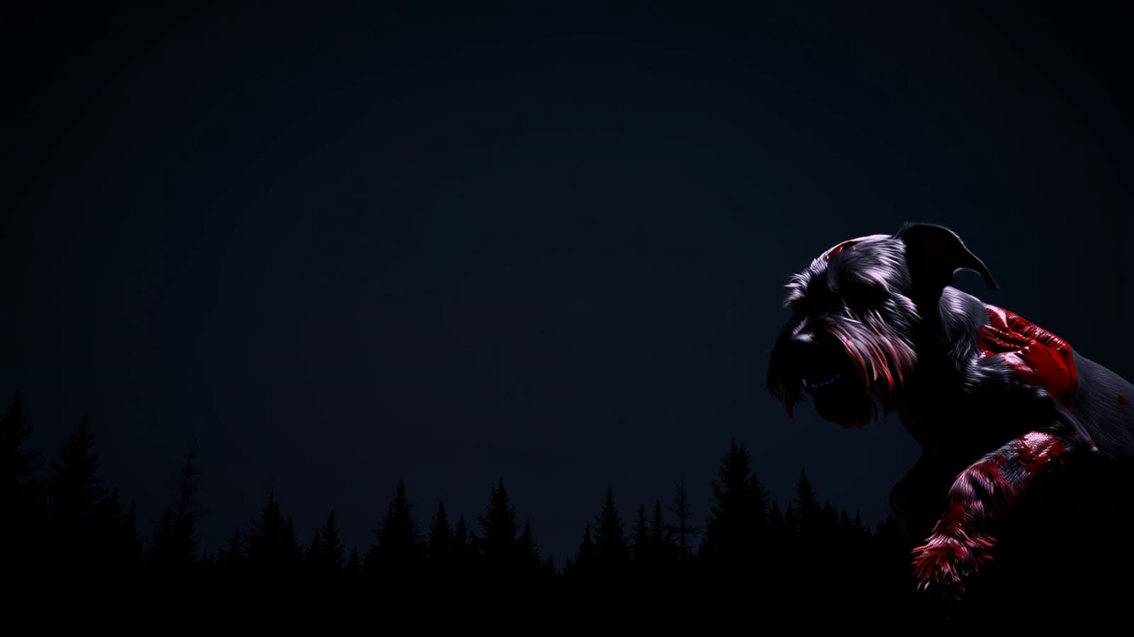 Bounding Zombie Schnauzer