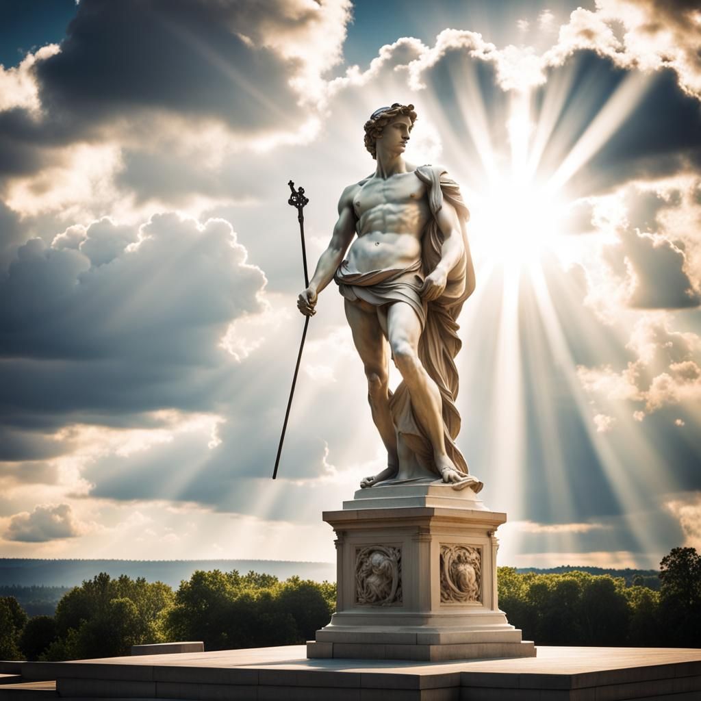 statue of David after 90 years - AI Generated Artwork - NightCafe Creator