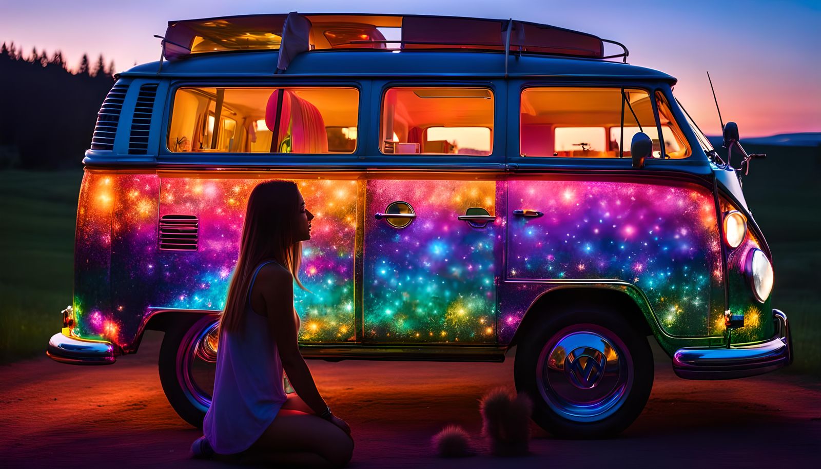 Road Trippin' 🌈  by @smartiepants