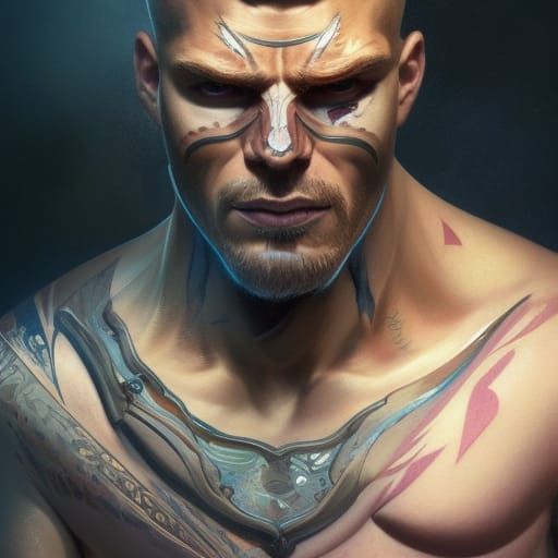 Temporary Face and Body Tattoo Cyberpunk Scifi Cyborg  Etsy Ireland