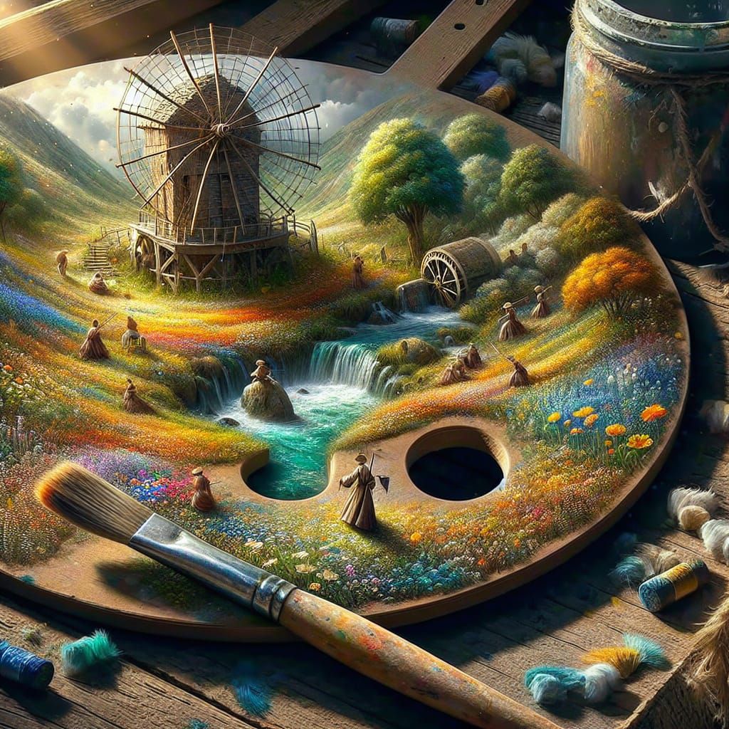 A magical color palette  by @pink flower