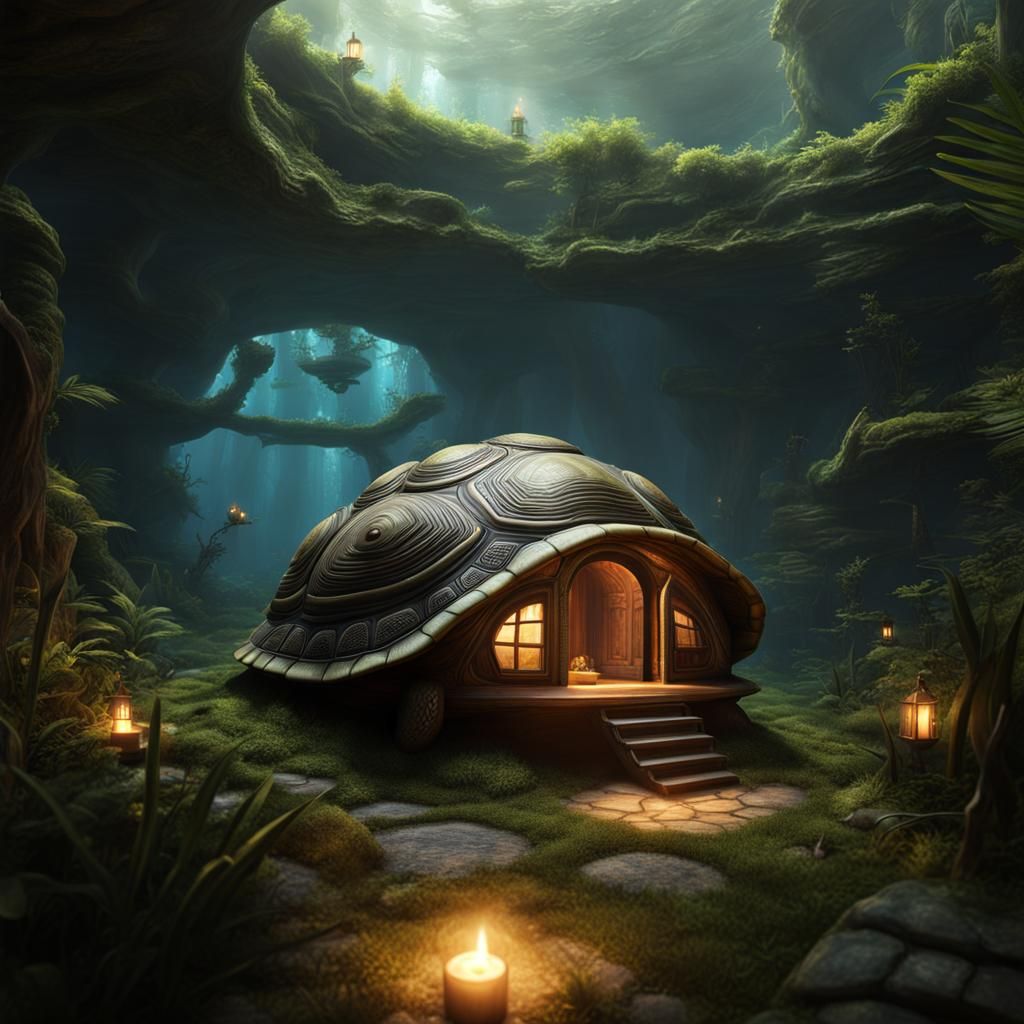 turtle home  by @Hani
