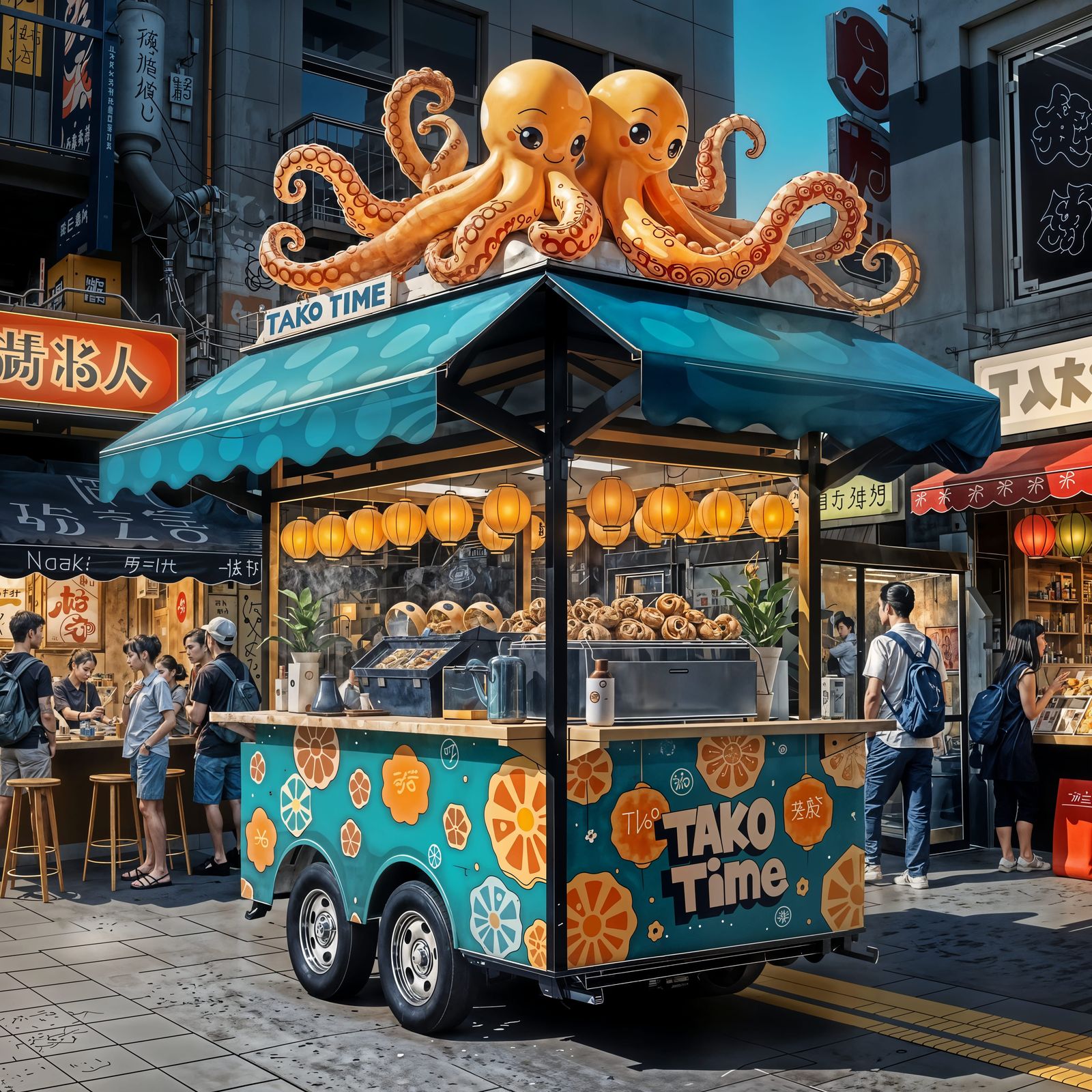 It's Tako(yaki) Time!   by @Quiet Volcano