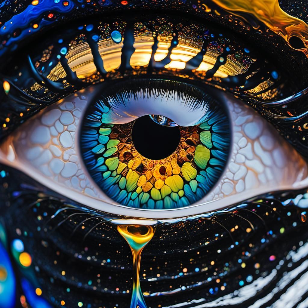 moonbow eye  by @Need credits Mjauu