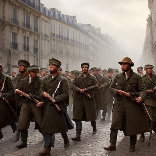 French resistance fighters in the Battle of Paris ;
Epic cin...