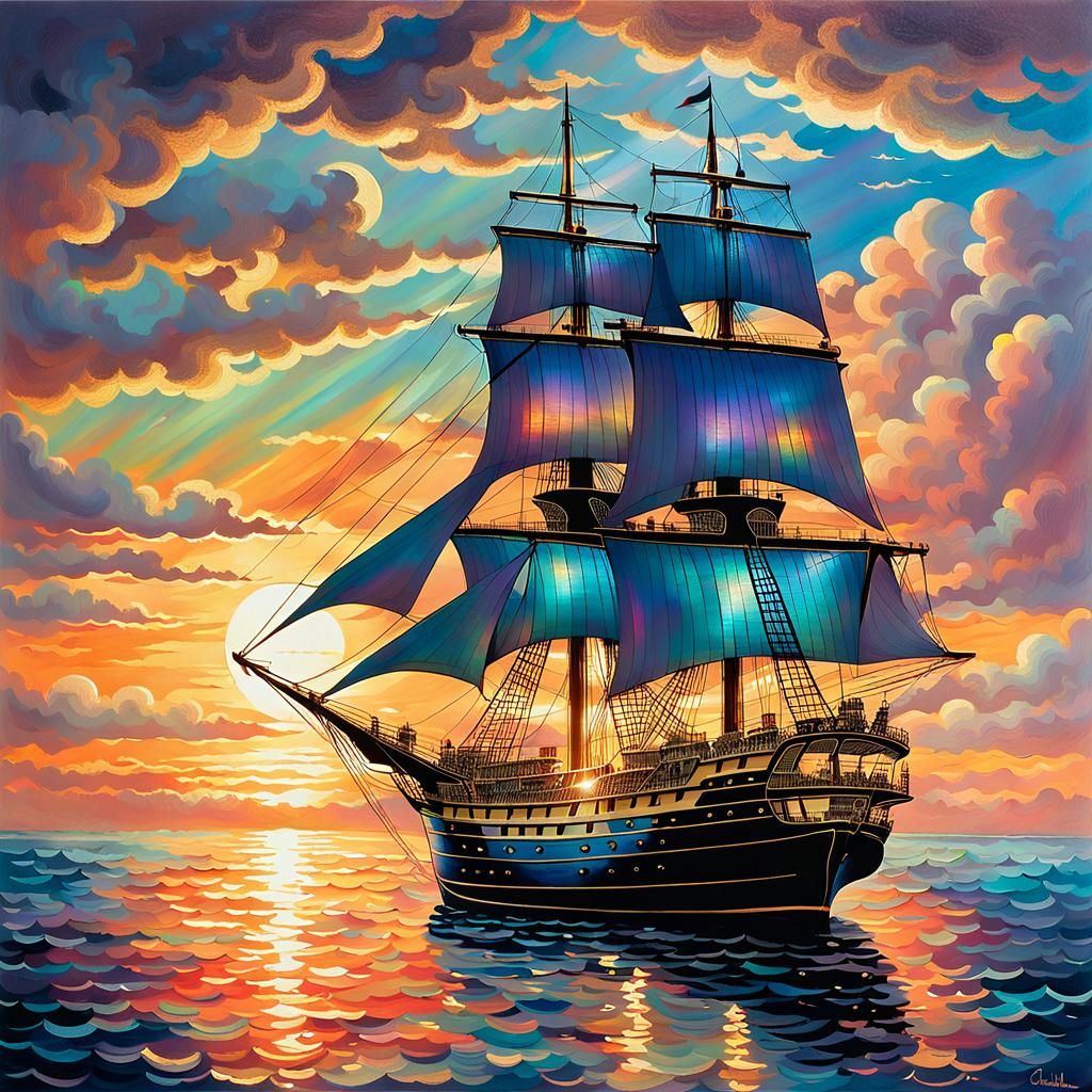 Sunsail   by @Shelly