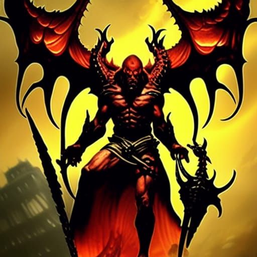 Diablo, Lord of Terror. Red Beast. - AI Generated Artwork - NightCafe ...