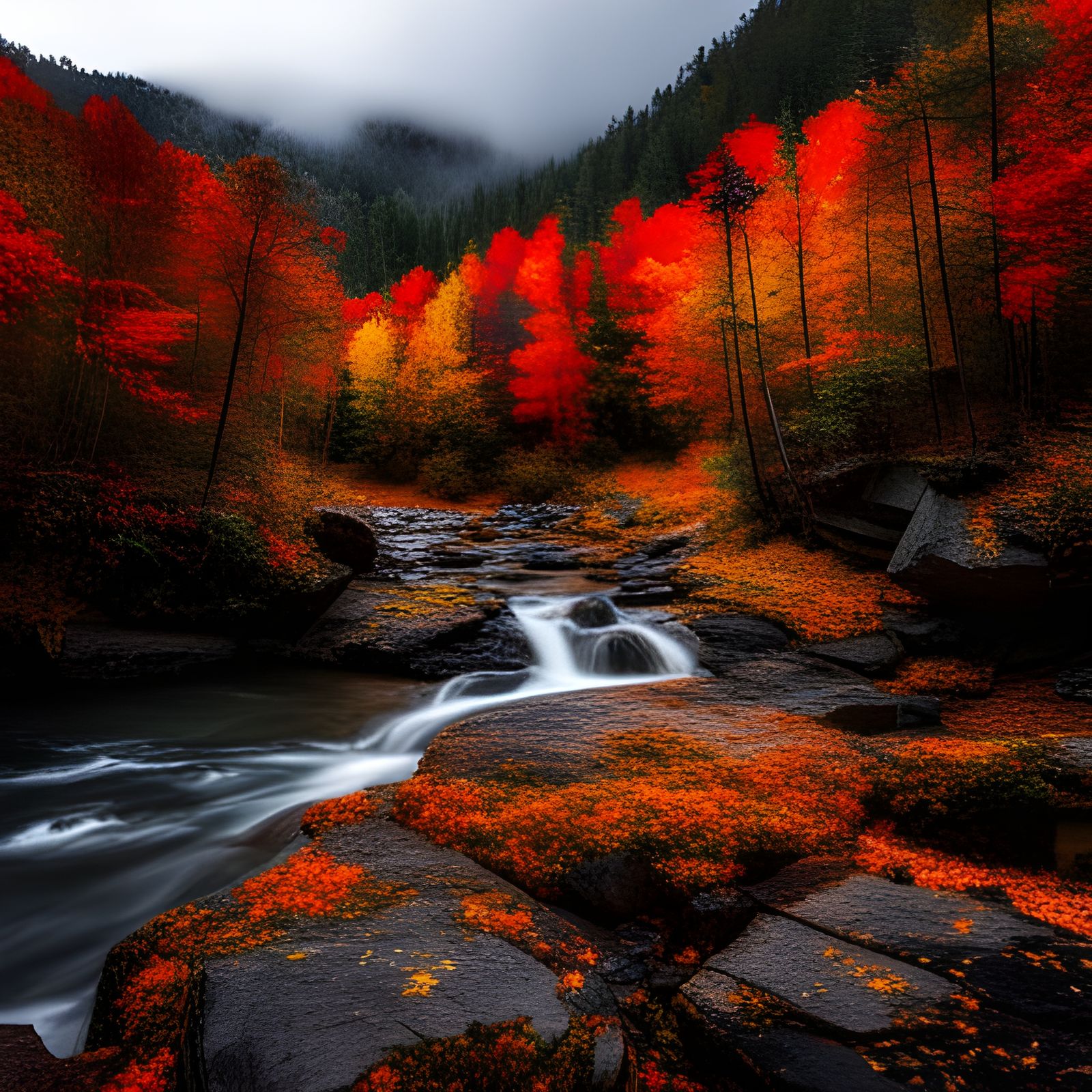 what fall looks like in the south, highly detailed