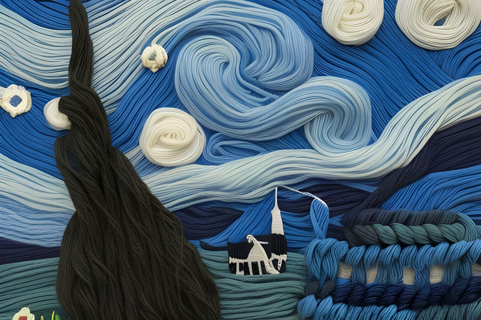 Yarny Night  by @Spock