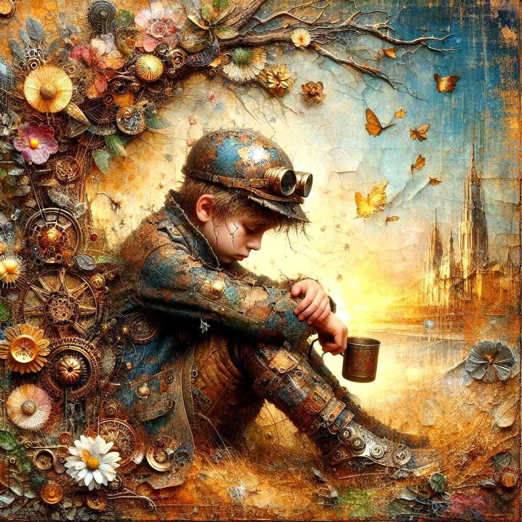 The Melancholy Boy  by @Mark