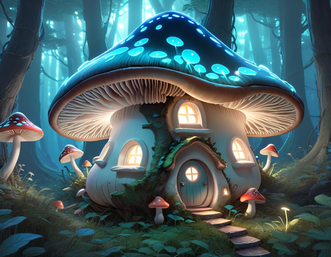 FAIRY MUSHROOM HOUSE