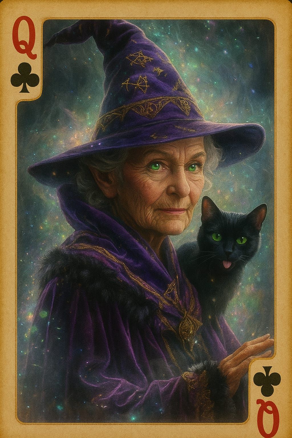 Queen of Clubs the Wizards Sister