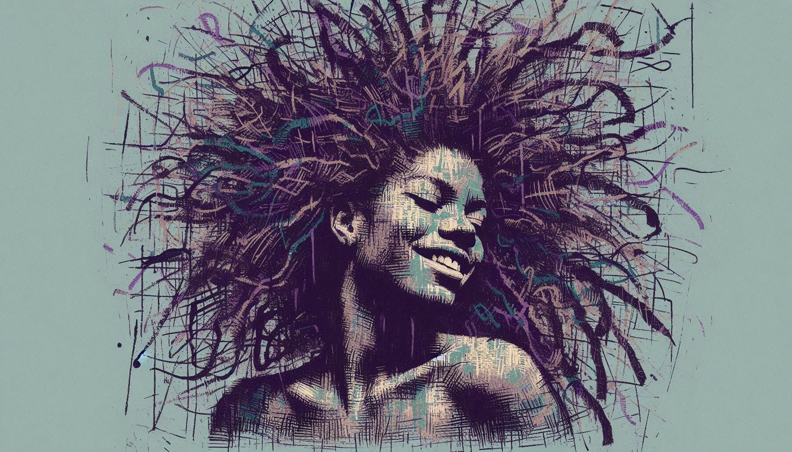 Blazing Grace 🌸🙏 Overlay Gilt Graffiti