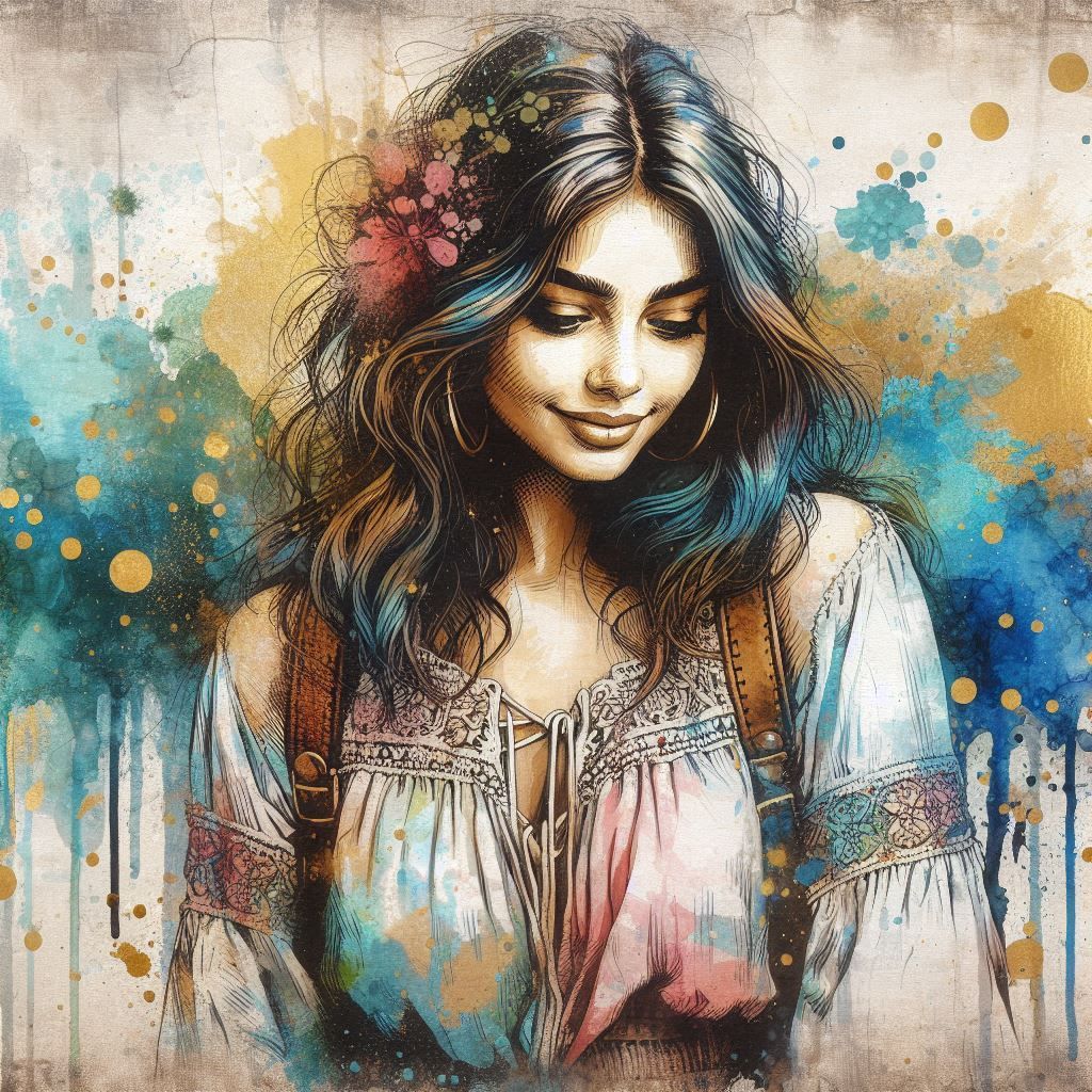 Shy girl  by @dhee noerd