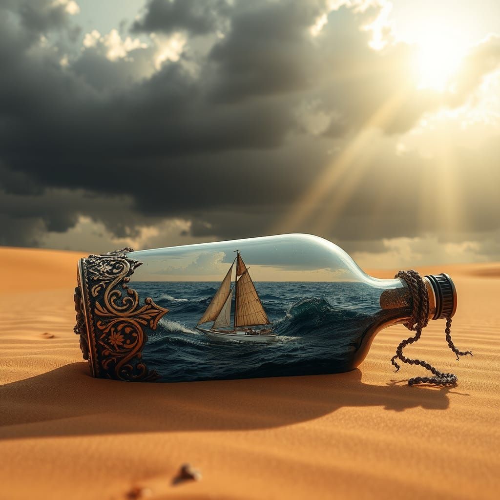 Desert's Secret  by @Sherkhal