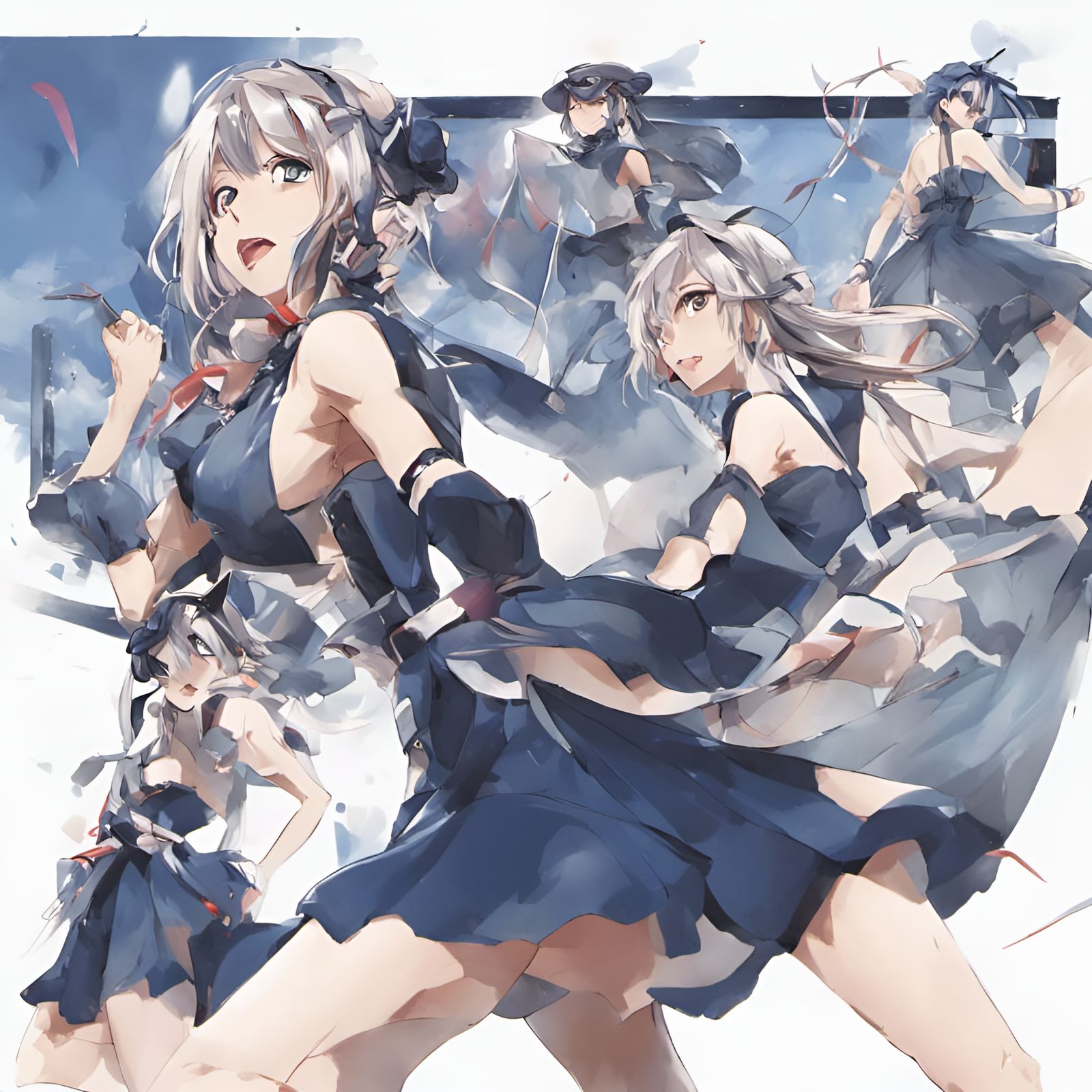 (Dress back, jump back, this is a bluebeat attack)