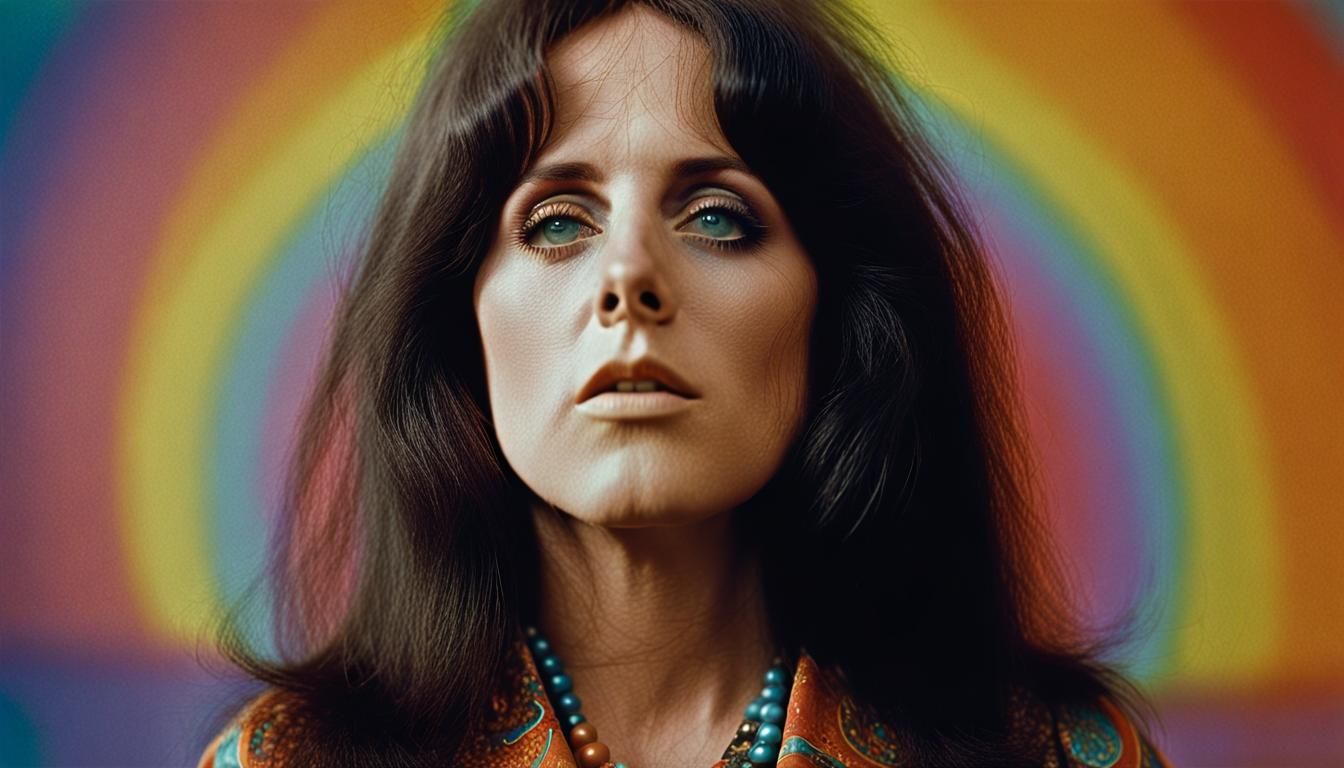 Echoes of the 60s: Grace Slick 7 - AI Generated Artwork - NightCafe Creator