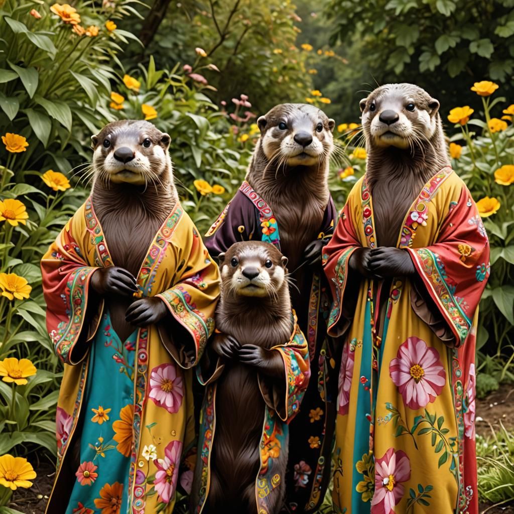 Otters at Woodstock