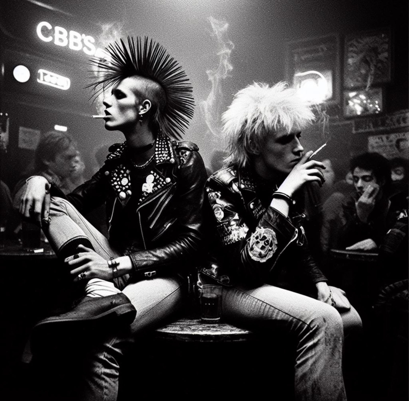 Punks as precursors to Goths