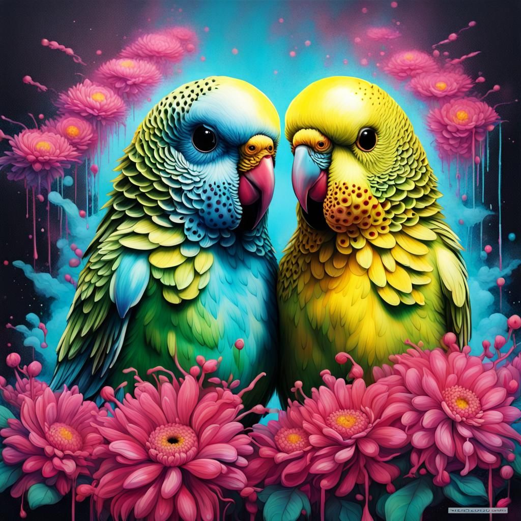 Mutated budgies