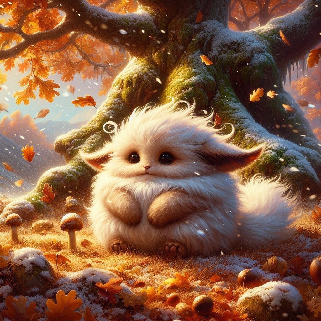 fluff in autumn