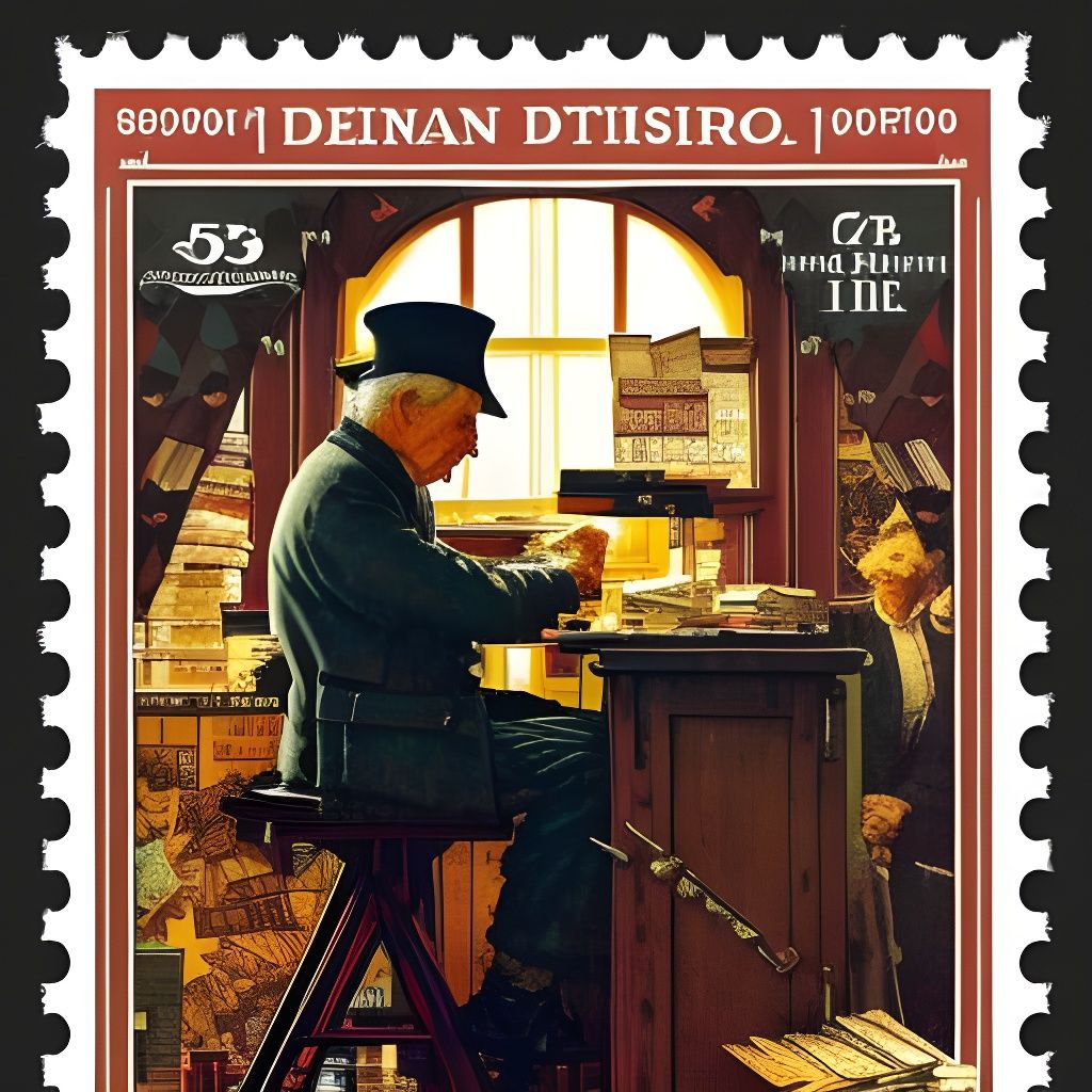 Stamp Collector  by @Chief_Runs-with-scissors