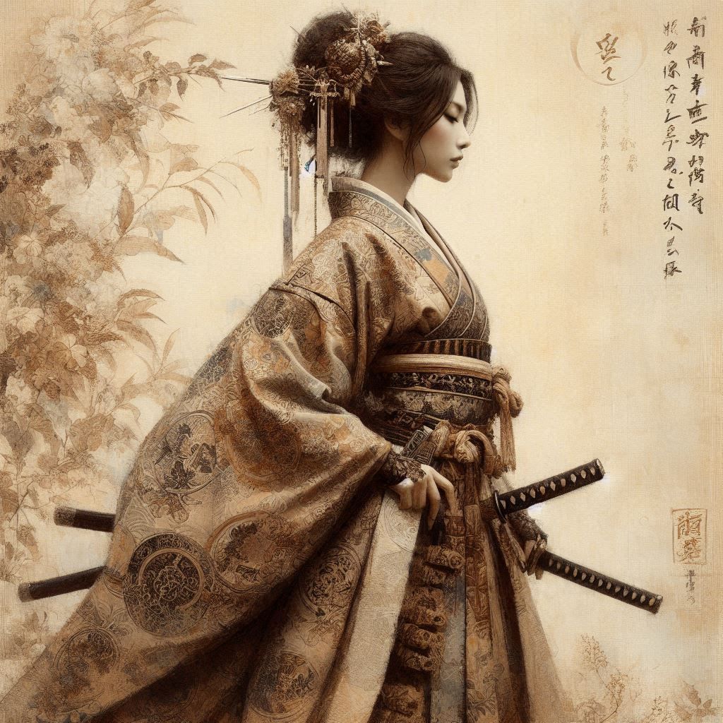 Geisha and Katana