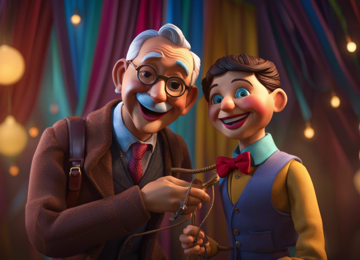 Friendly Ventriloquist Puppet AI Generated Artwork NightCafe Creator