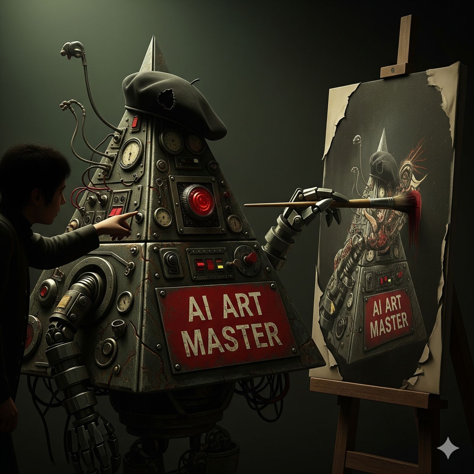 I thought you were supposed to paint more than just your own...