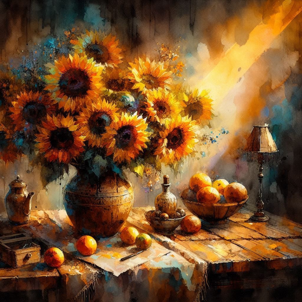 Still Life Painting  by @Nicaile