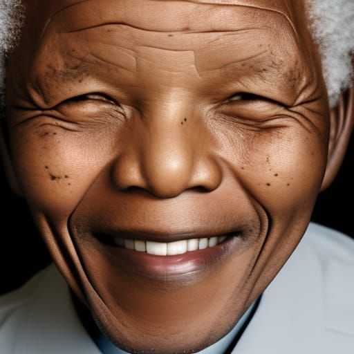 Someone like Nelson Mandela. Smile, Love yourself and be hap...