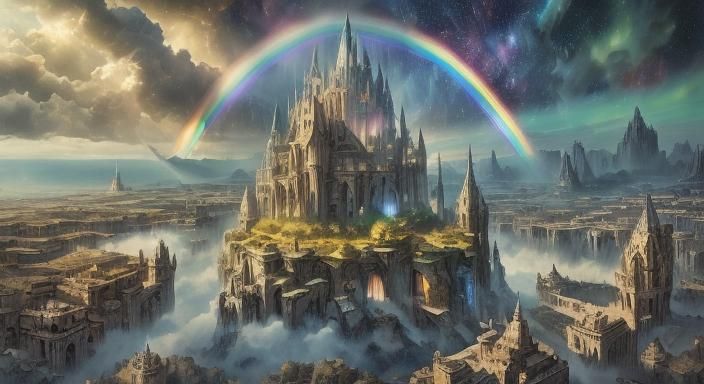 <lora:Aisling:1.0> Aisling

"A vast capital and harbor city located on a massive island, with a central, towering palace that exudes both an...