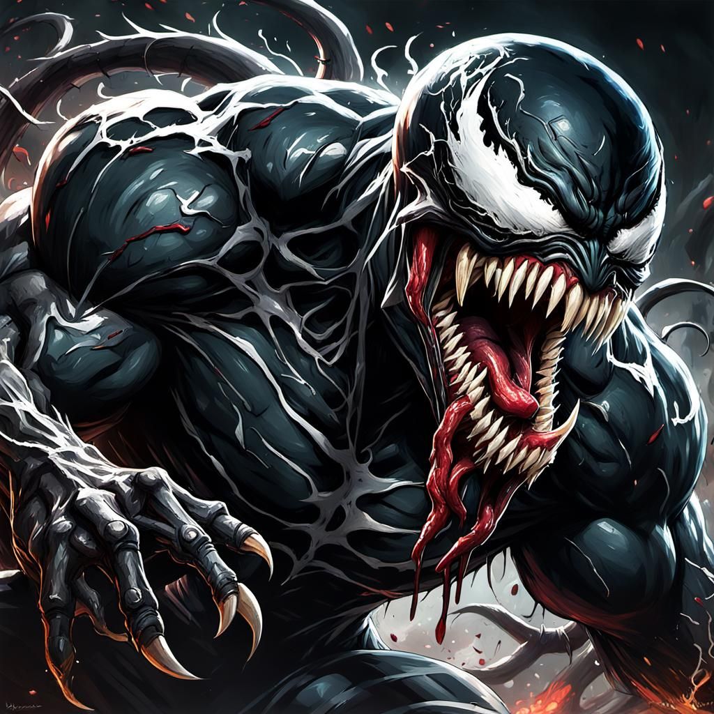 Venom - AI Generated Artwork - NightCafe Creator