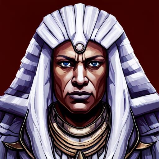 Egyptian King Portrait