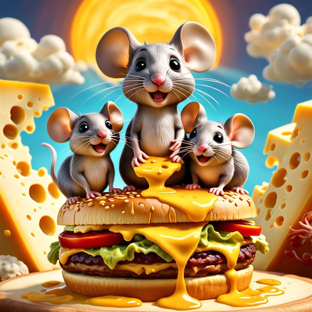 The Cheeseburger Family.  by @My
