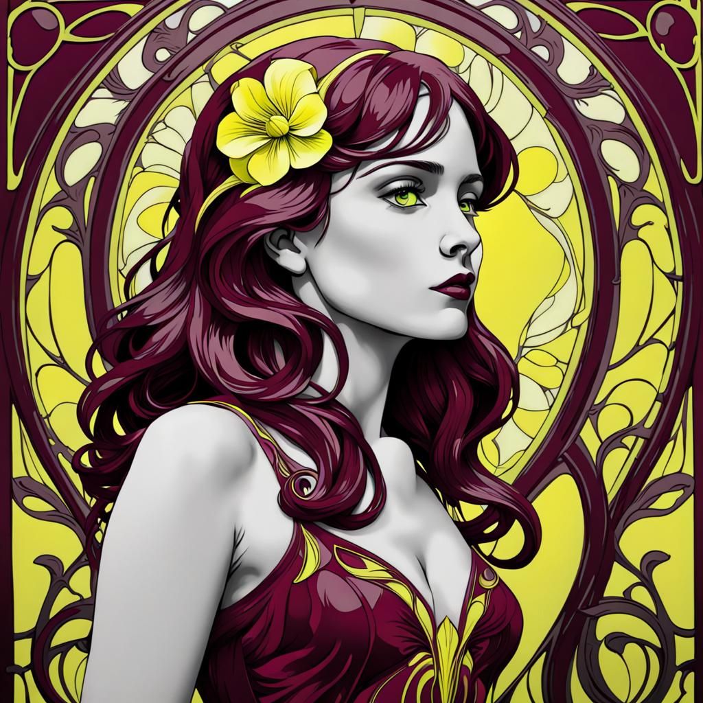 Rose, dressed in Black Rose and Honeysuckle  by @Elektra