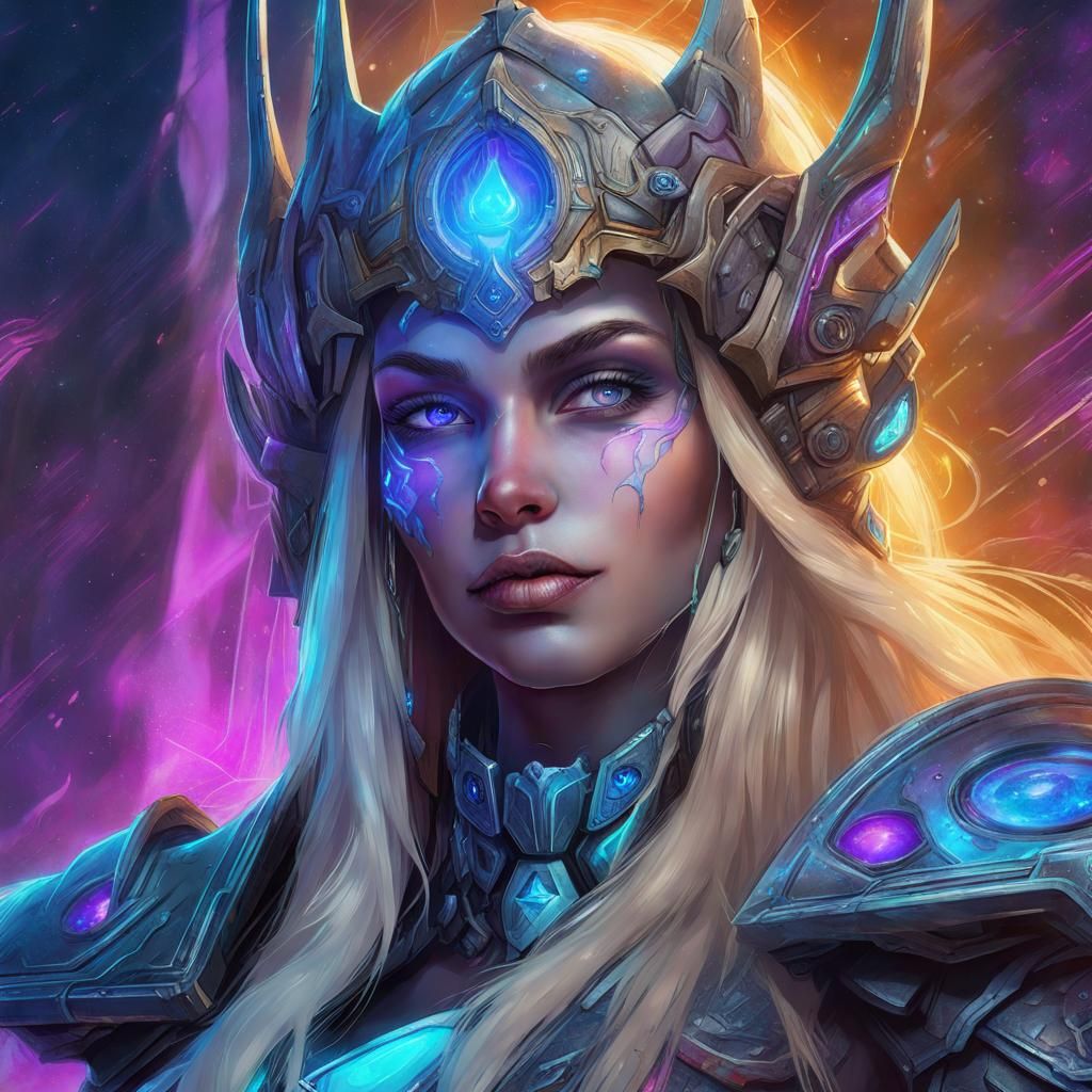 lady Sylvanas mixed with Arthas Menethil as a young princess in ...