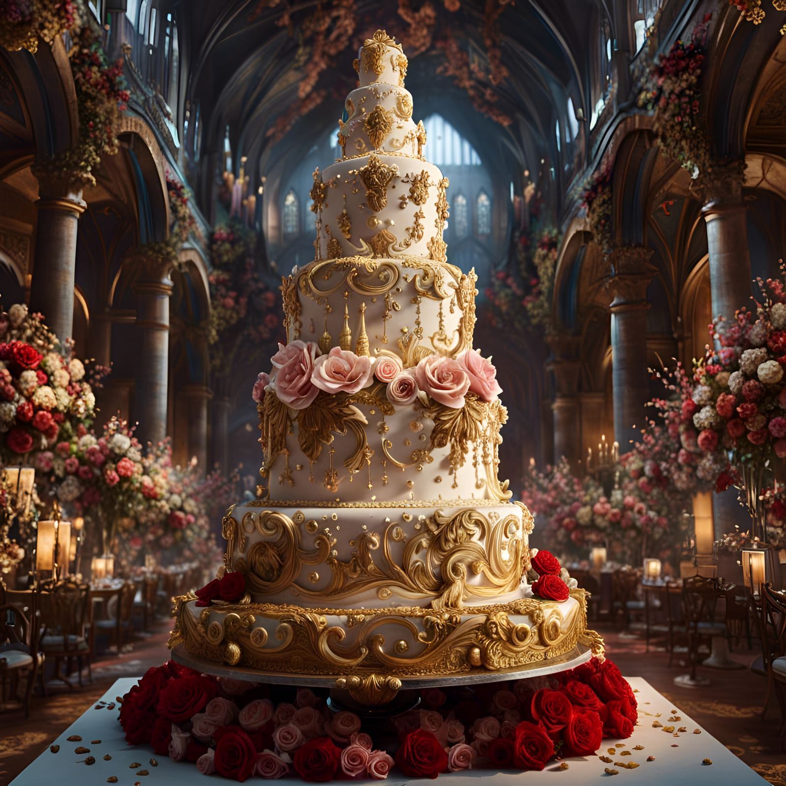 Wedding cake  by @eFuoriPiove