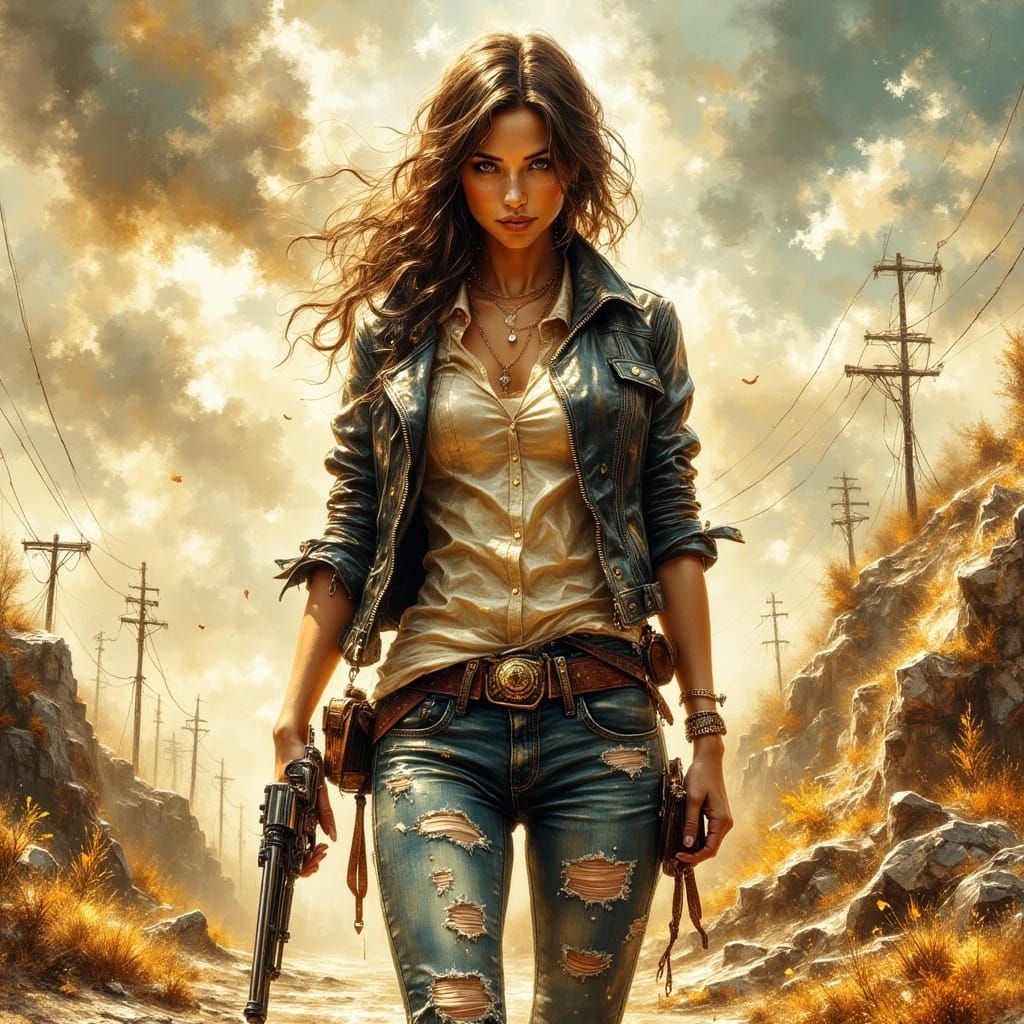 The bounty hunter  by @Lolly Dobs