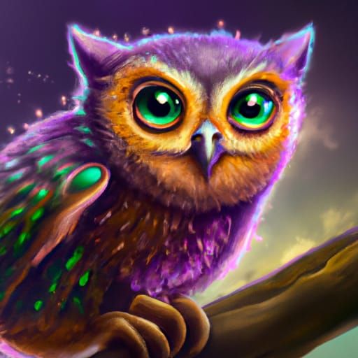 Peacock + Owl =
