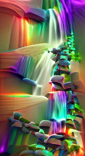 Rainbow Waterfall.. - Ryan