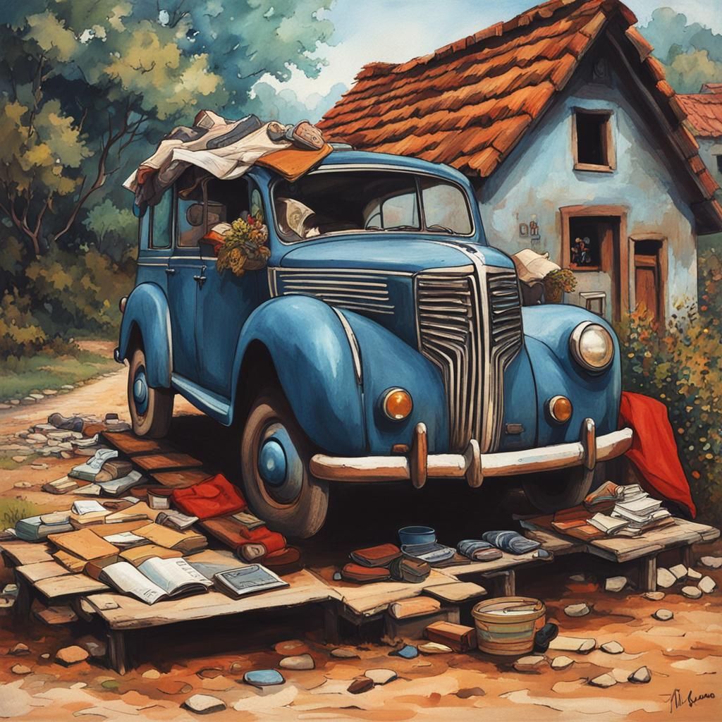 Stolen Car: The Empty Space of Loss